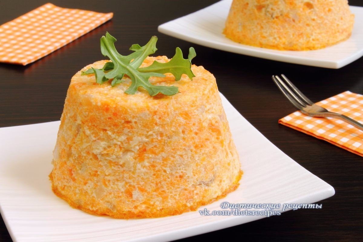 Манно морковная запеканка