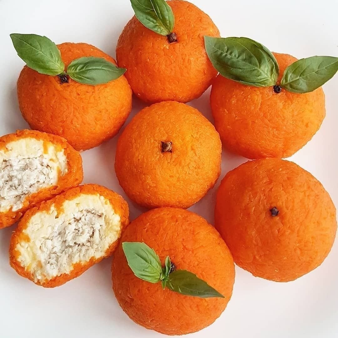 Сырная закуска мандаринки