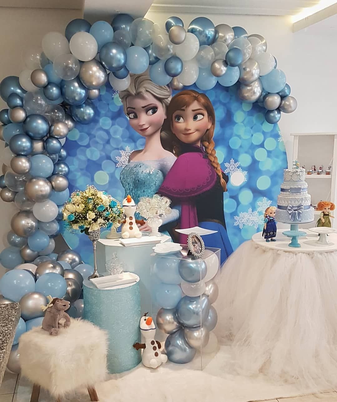 Фотозона в стиле Холодное сердце