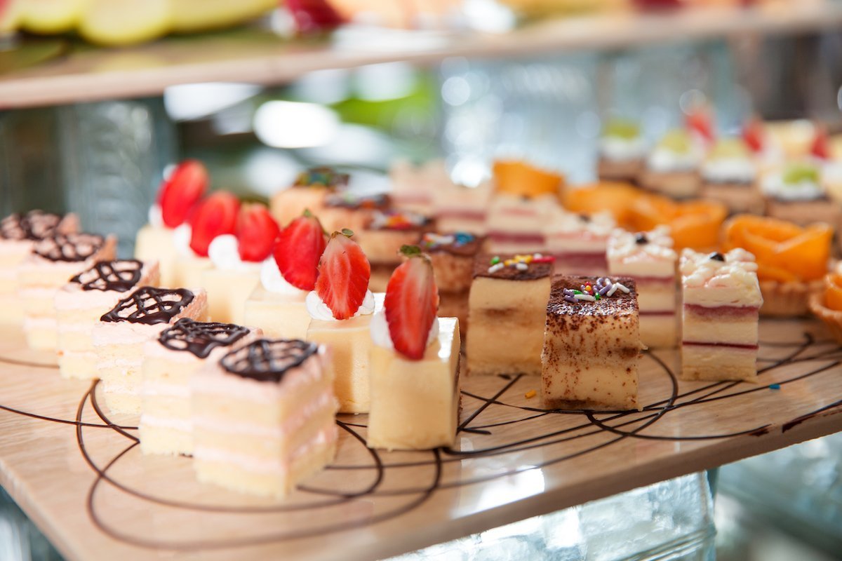 Desserts display