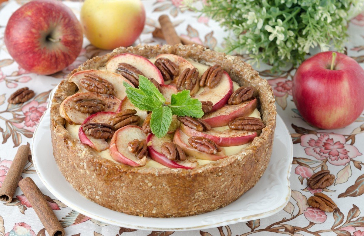 Украшение шарлотки