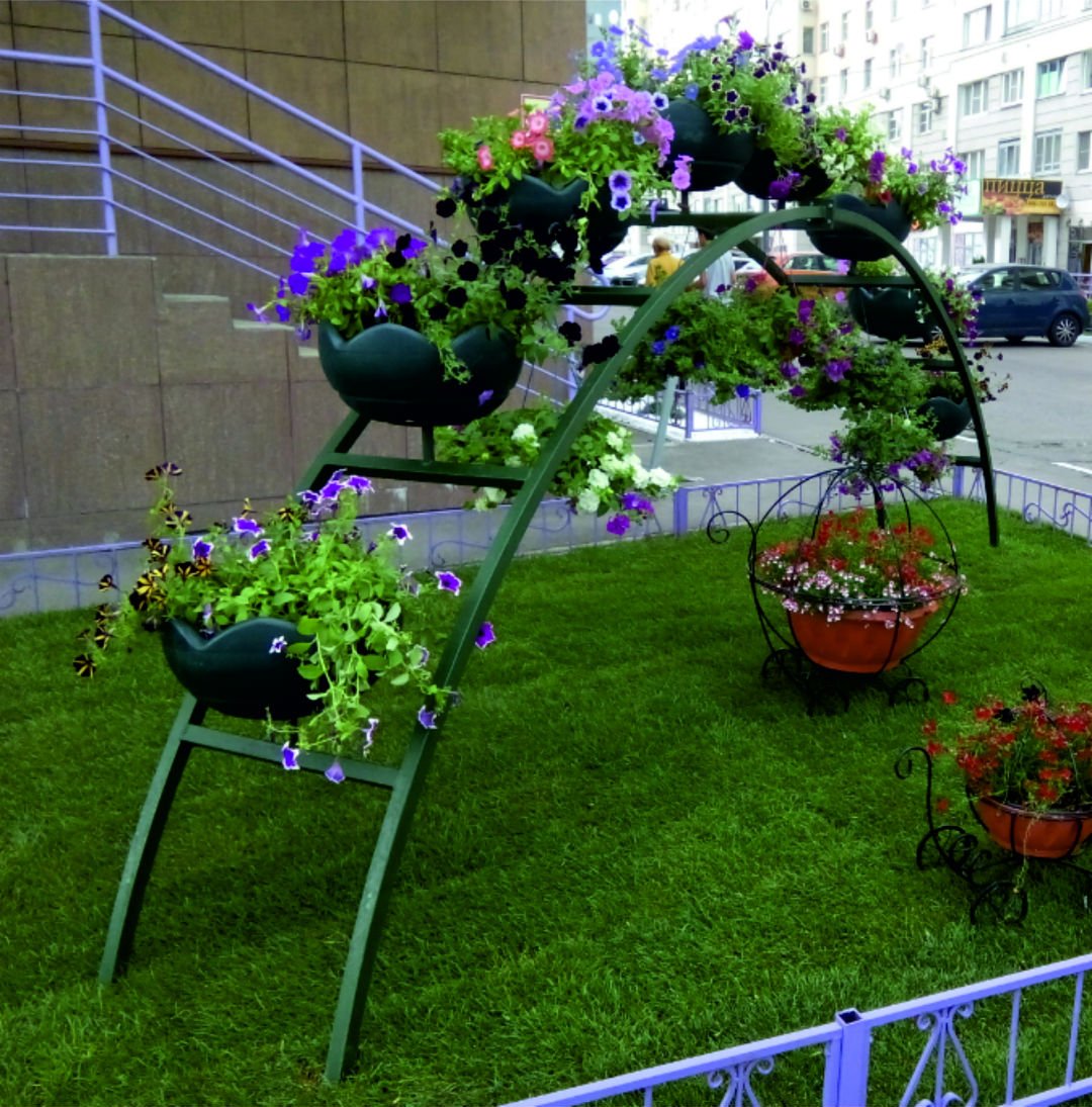 Подставка для цветов ЗМИ арка 3 61*18*28см