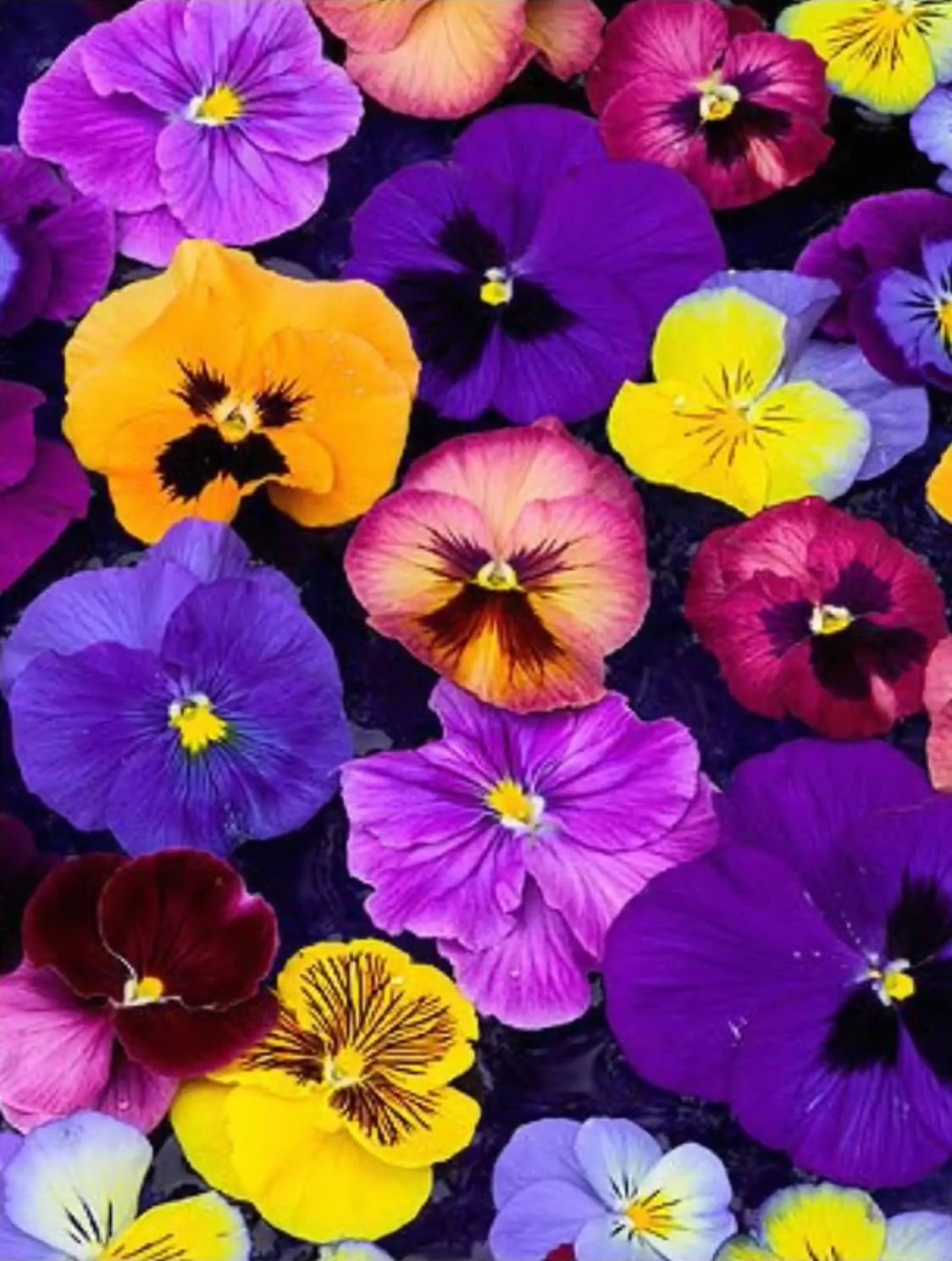 Виола съедобные цветы