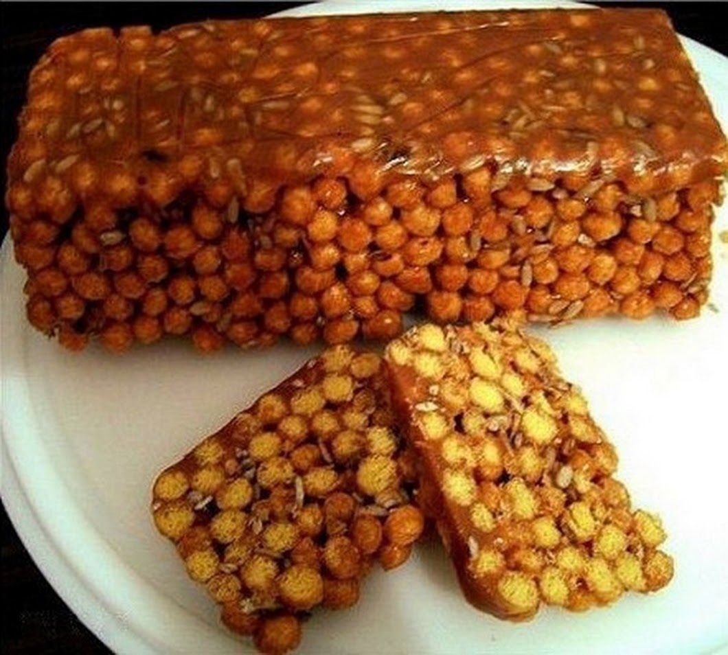 Чак Чак из кукурузных палочек