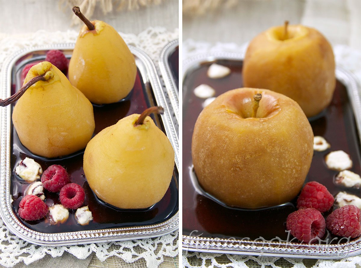 Стеклянная груша десерт