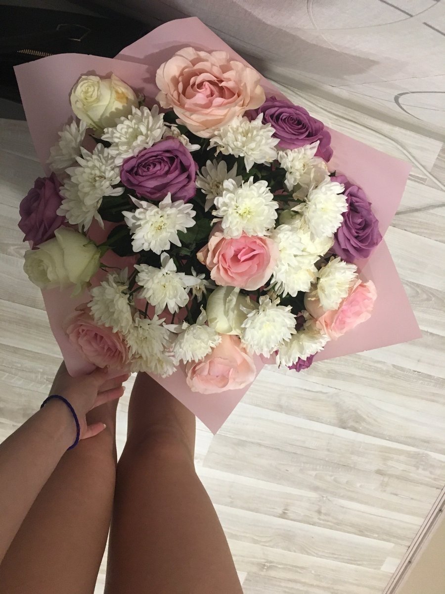 Флетлей с цветами