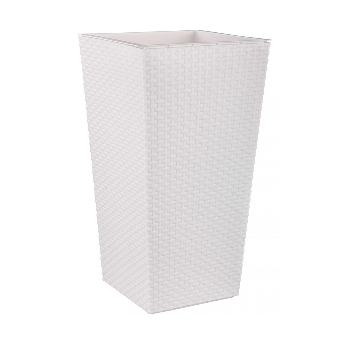 Кашпо напольное альтернатива ротанг 32.5 x 32.5 x 61 см