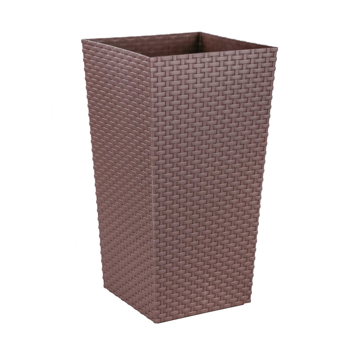 Кашпо напольное альтернатива ротанг 32.5 x 32.5 x 61 см