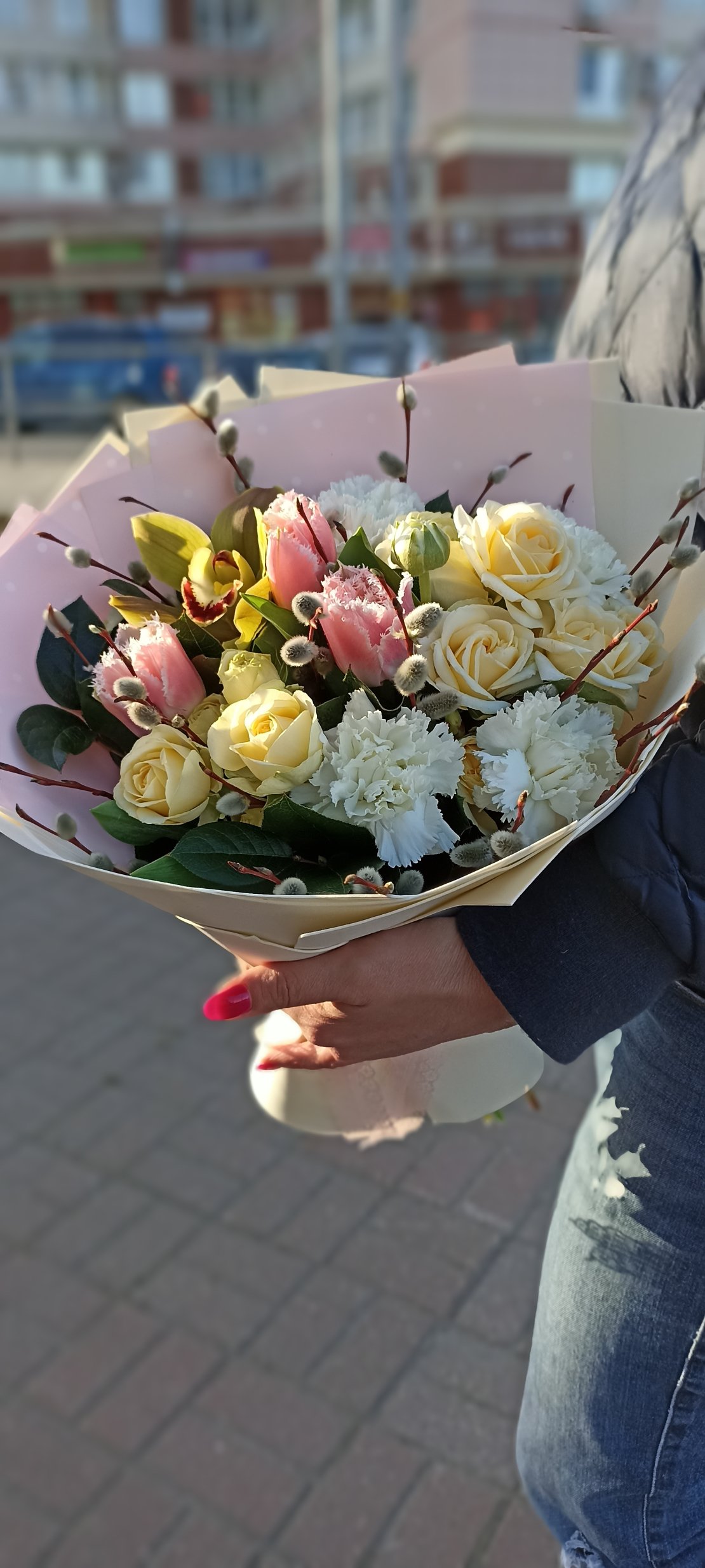 Цветы букетные на ц