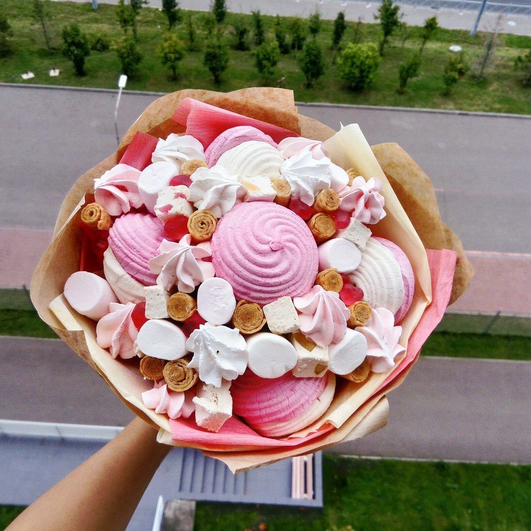 Букет из зефира своими руками