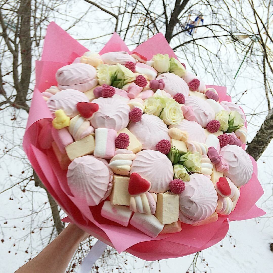 Зефирные букеты