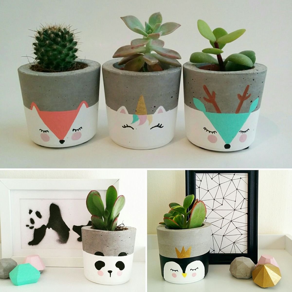 Фигурки из кашпо