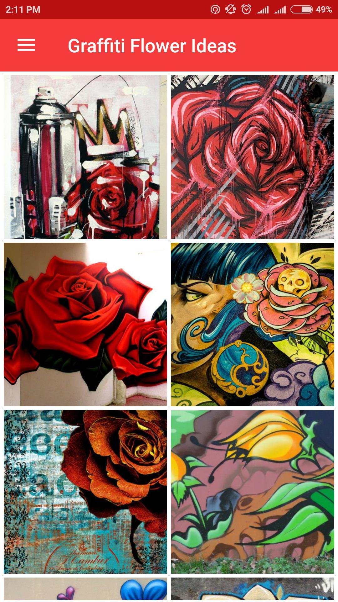 Art and Flowers Graffit title