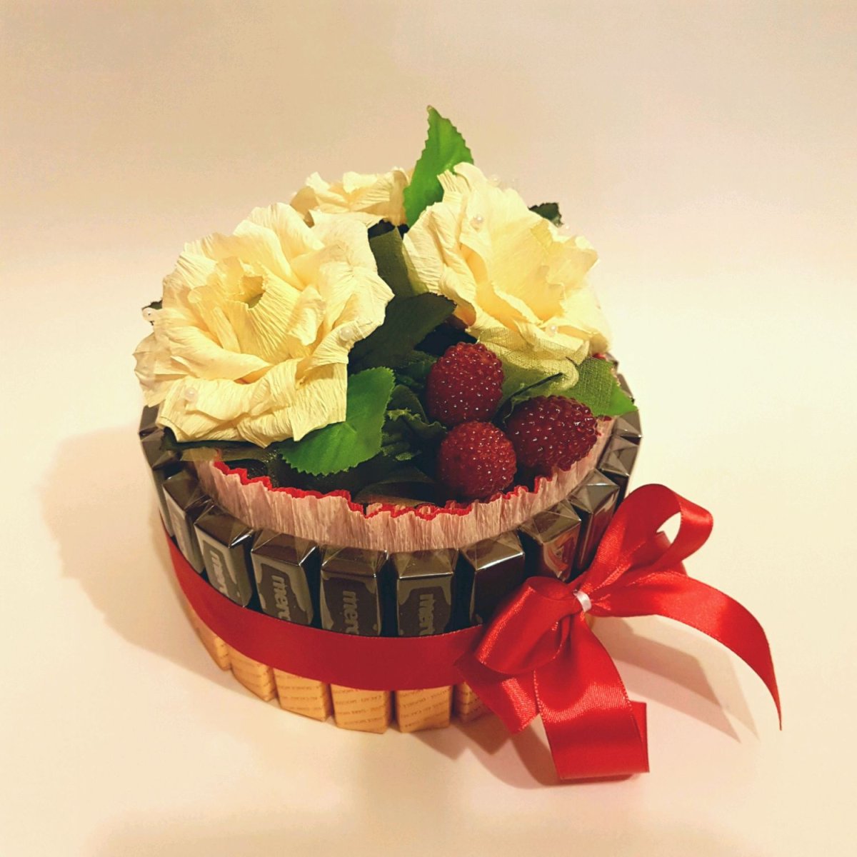 Подарок из конфет мерси