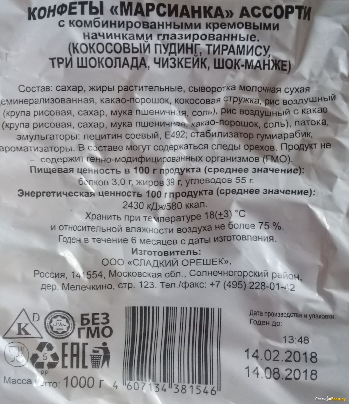 Конфеты обалденный вкус