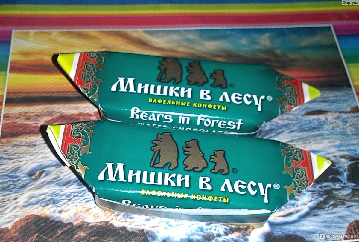 Вафельный батончик с коровой