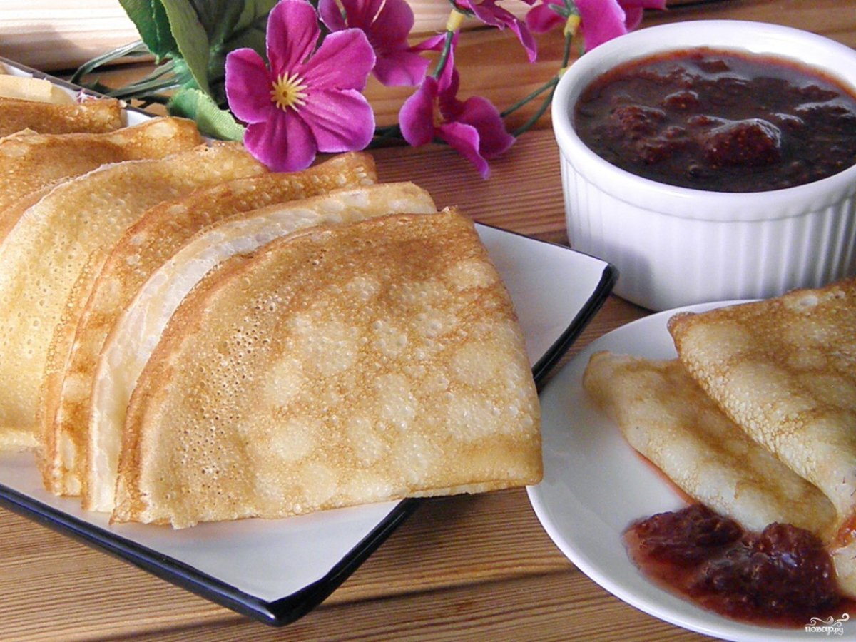 Блины на английском