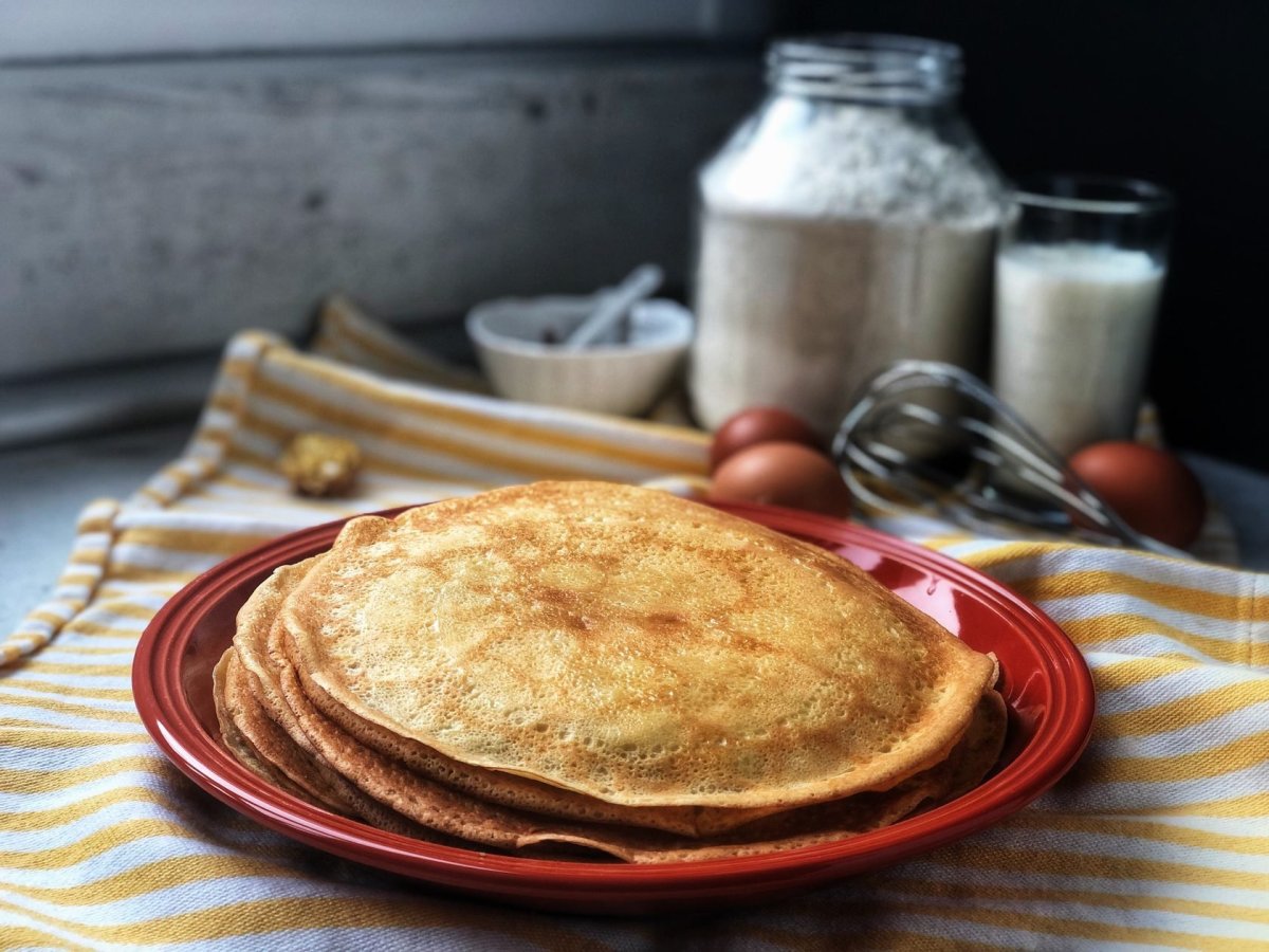 Блинчики на молоке с дырочками
