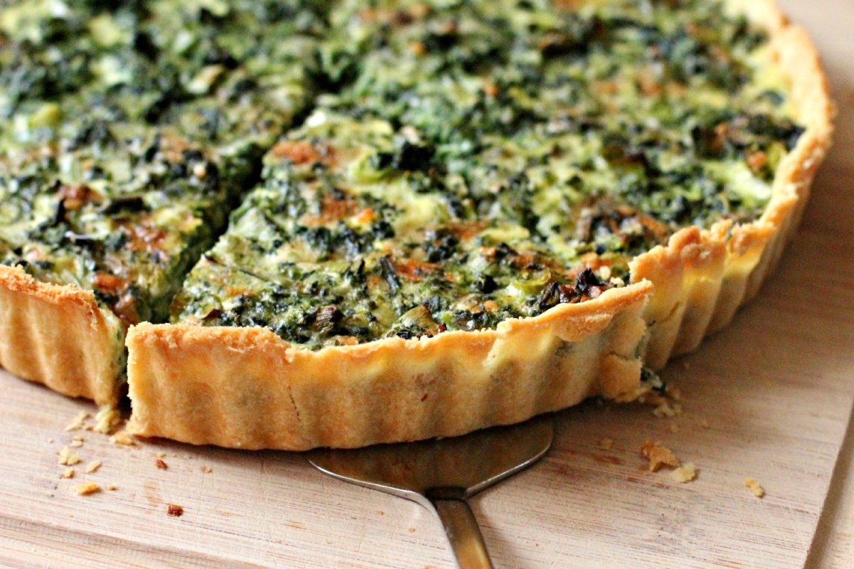 Картофельный КИШ С грибами