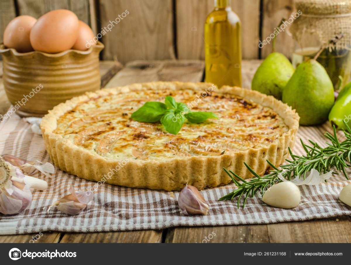 Пирог открытый деревенский