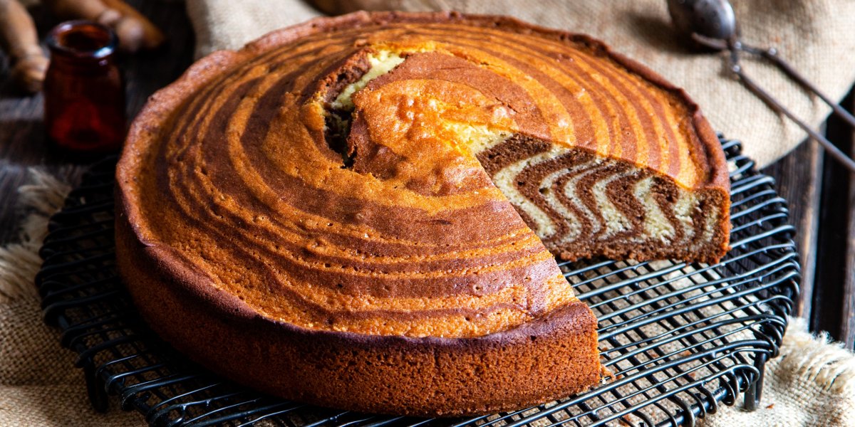 Кекс, Schar, Marmorkuchen, мраморный безглютеновый.