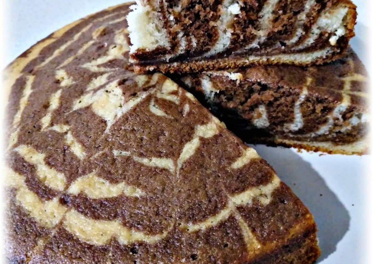 Кекс пирог Зебра