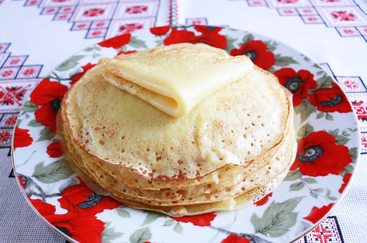 Блинчики с маслом