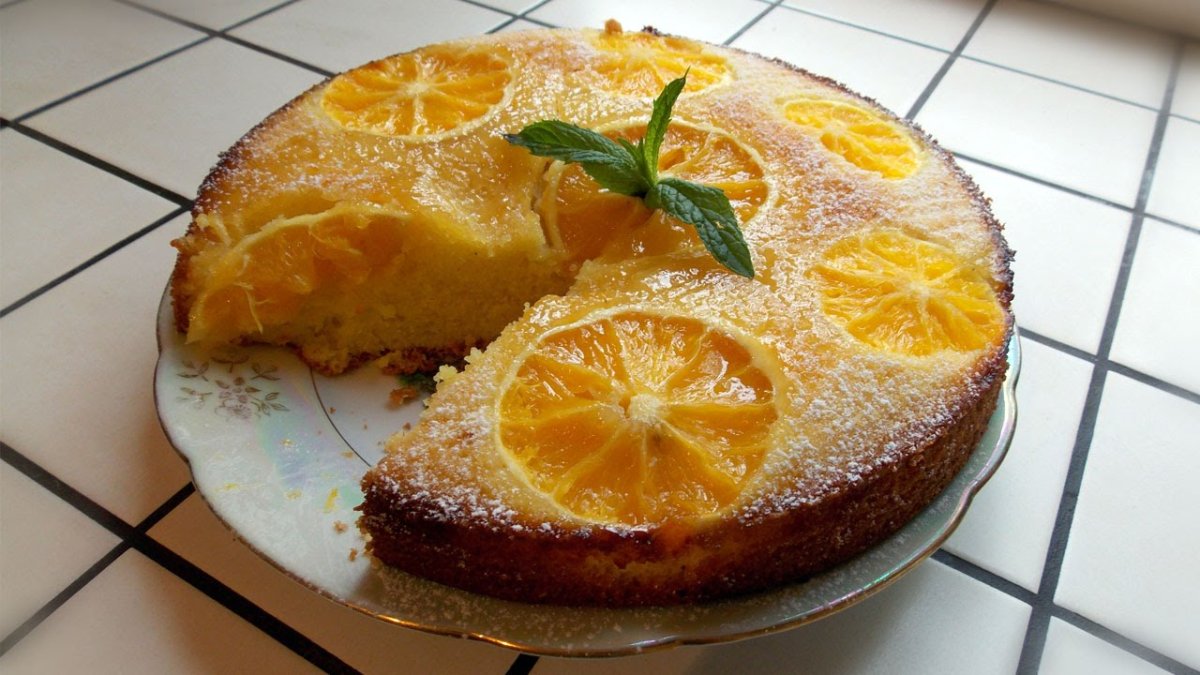 Пирог с апельсинами