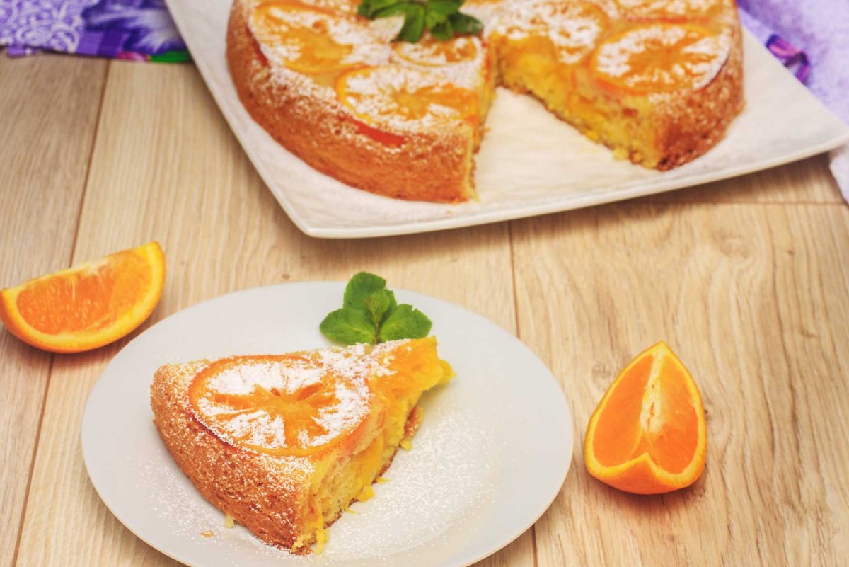 Пирог с апельсиновыми корками