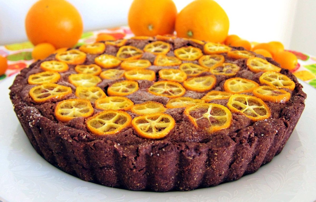 Украшение куличей апельсином