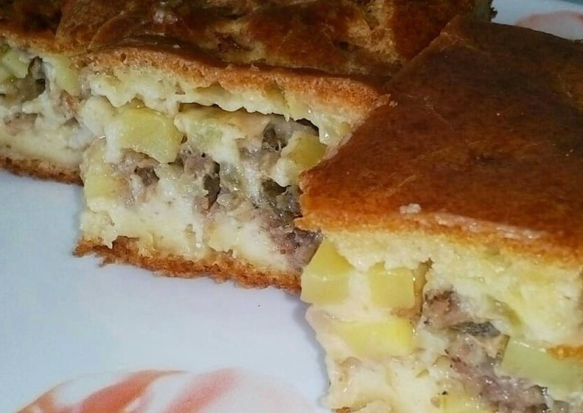 Пирог с мясом