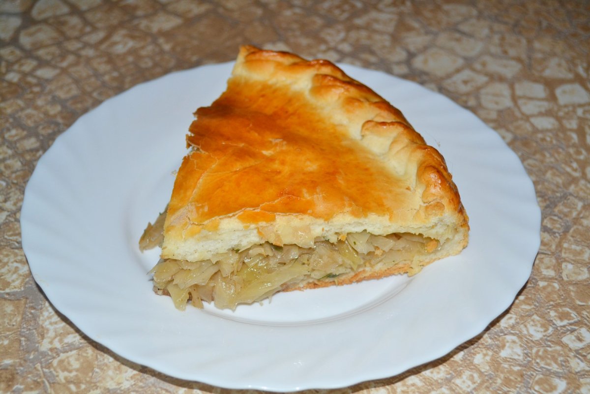 Пирог с капустой