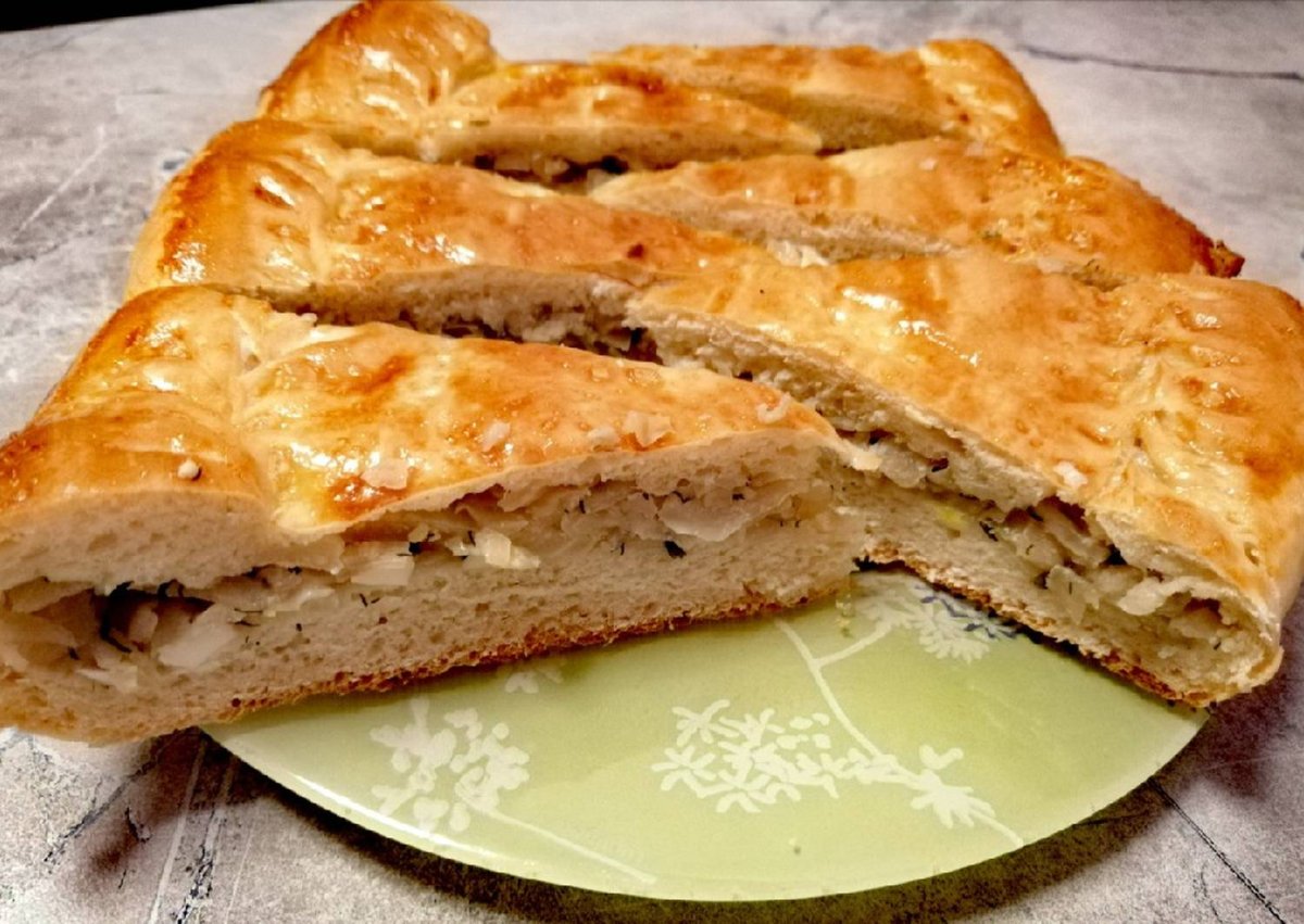 Закрытый пирог с капустой