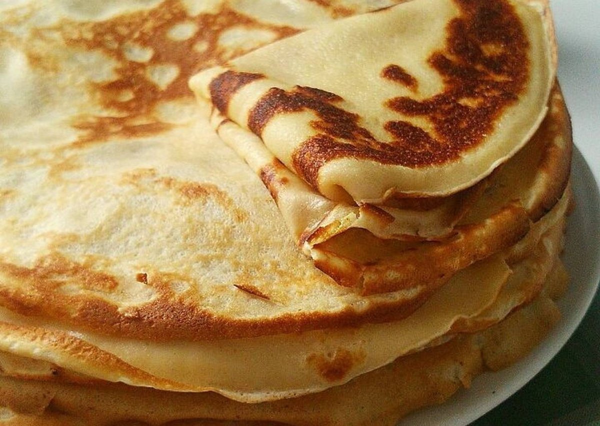 Блины на молоке