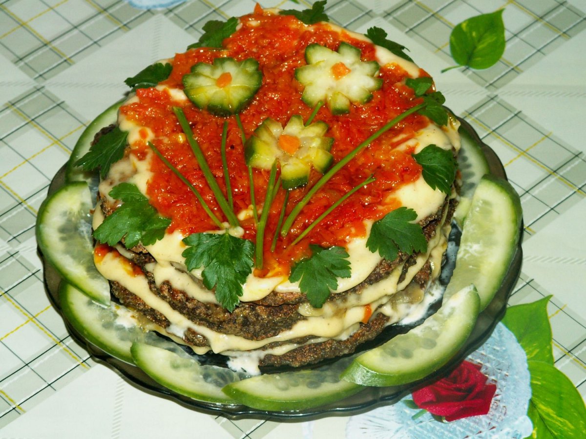 Кабачковый торт