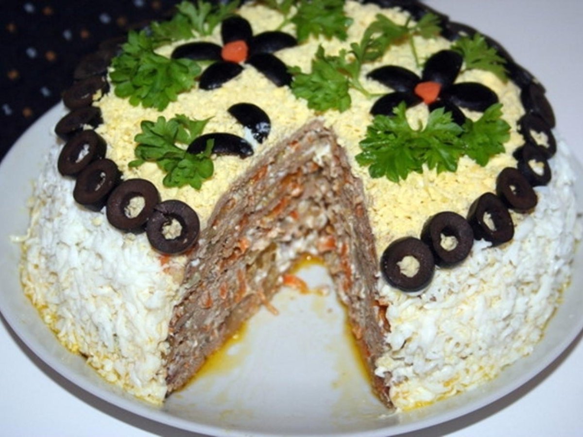 Юлия Высоцкая печеночный торт