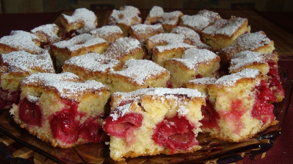 Венский пирог с ягодами