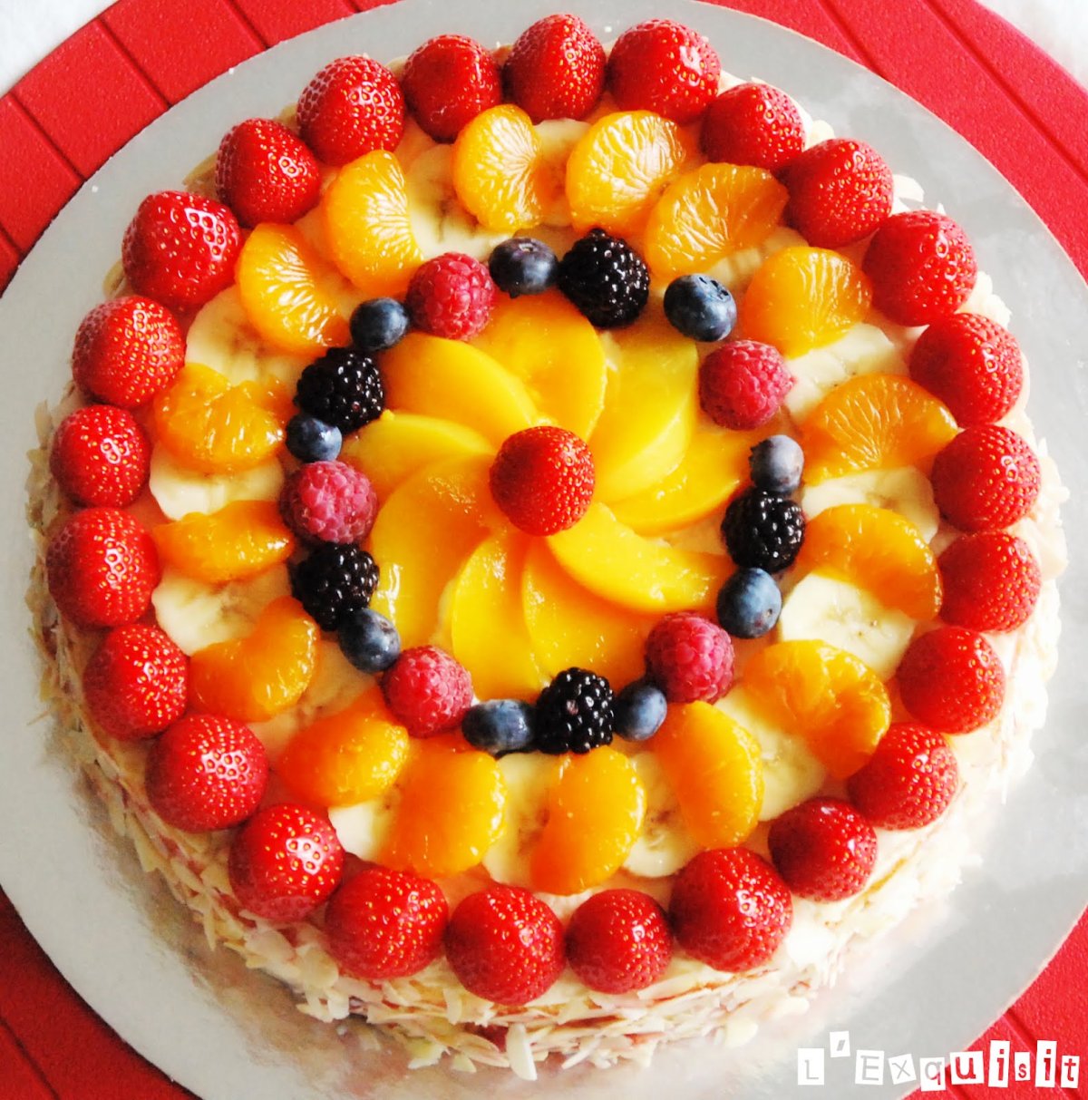 Пирог с апельсинами и молоком