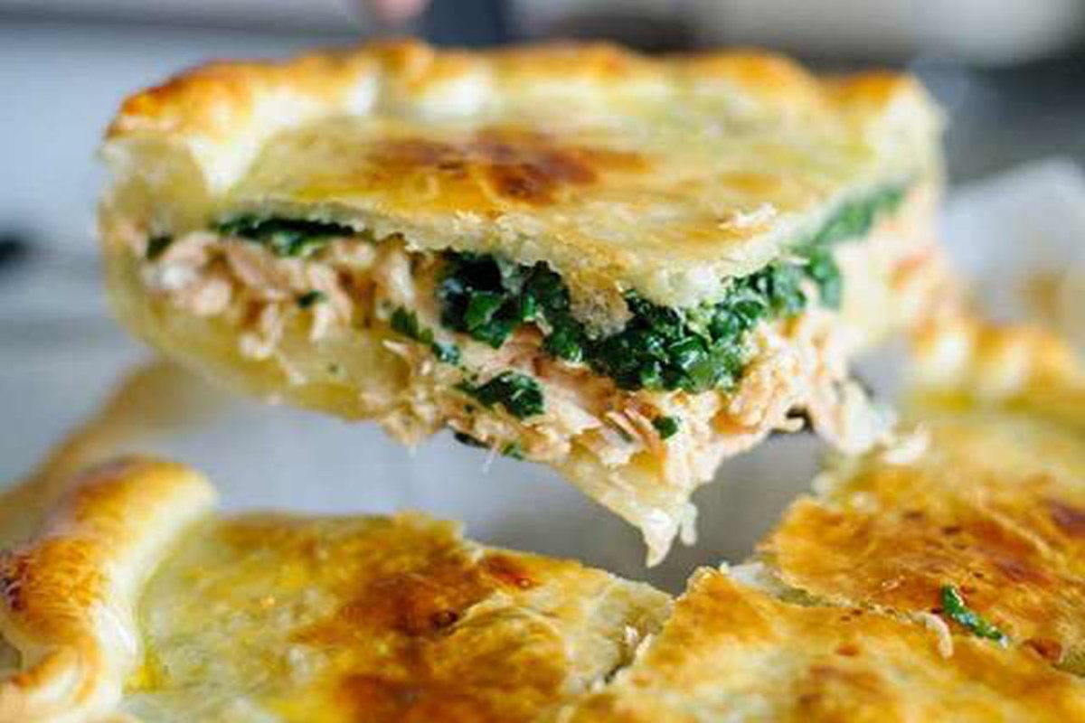 Лоранский пирог с курицей