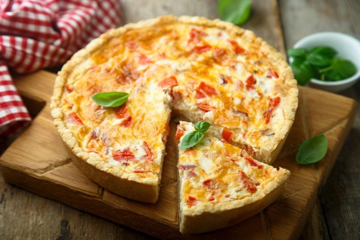 Лоранский пирог с курицей