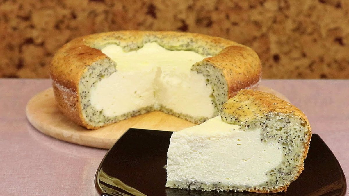 Творожная запеканка с маком