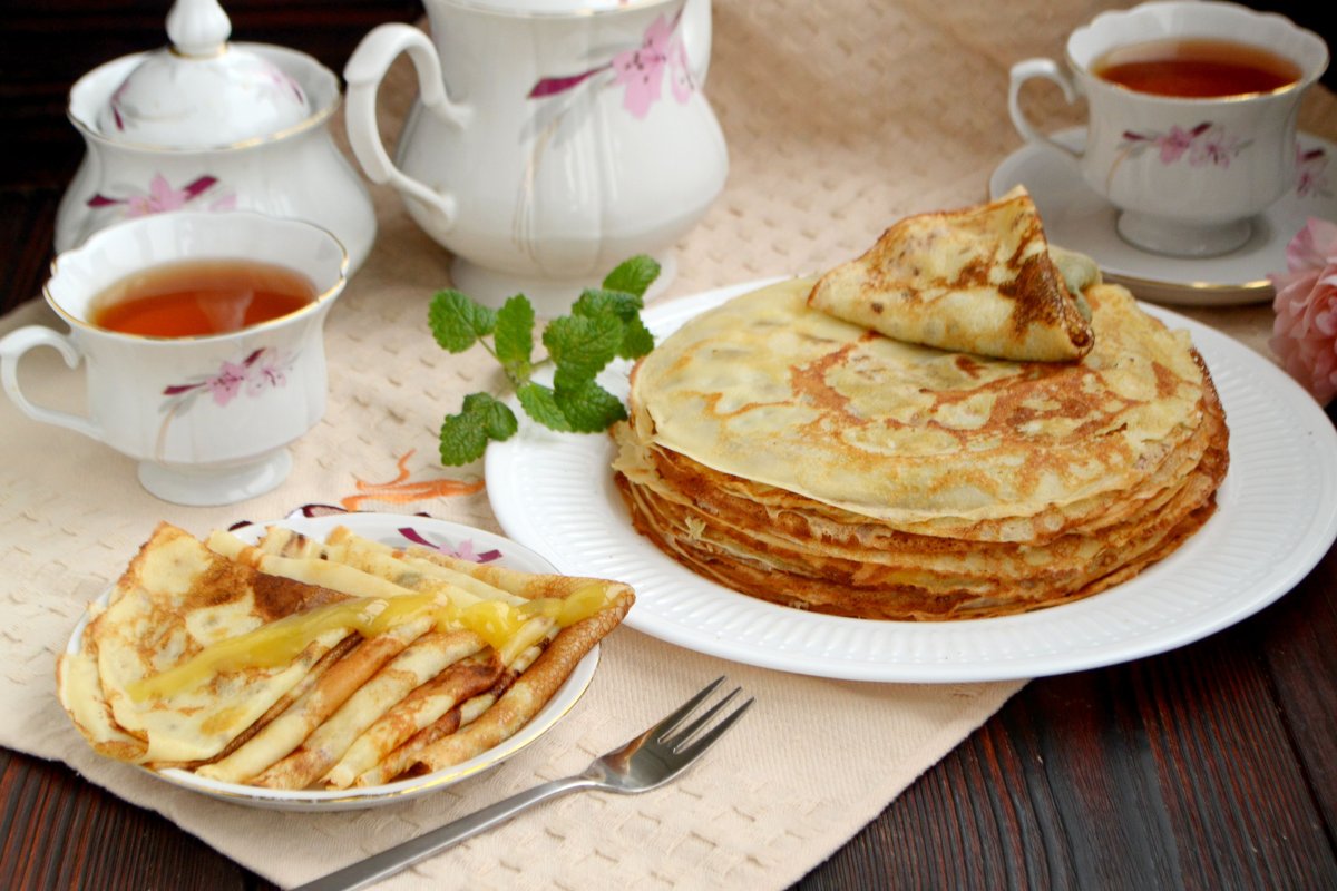 Блины на сыворотке