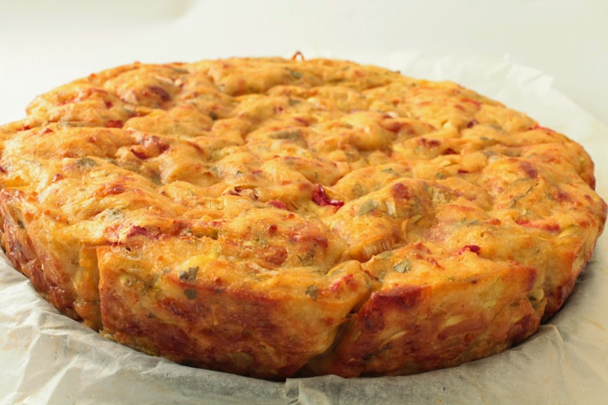 Открытый мясной пирог