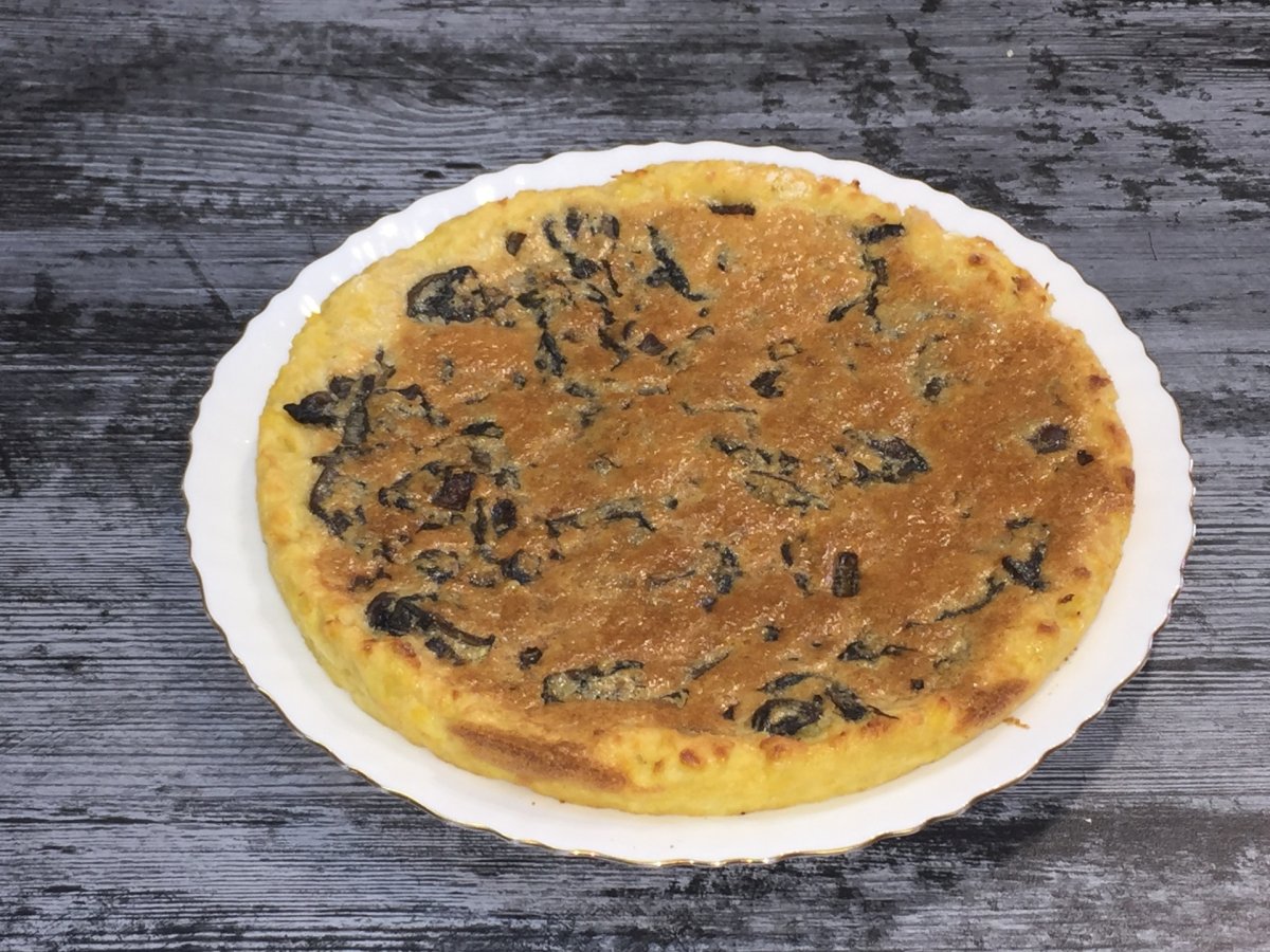Пирог с фаршем и картофелем