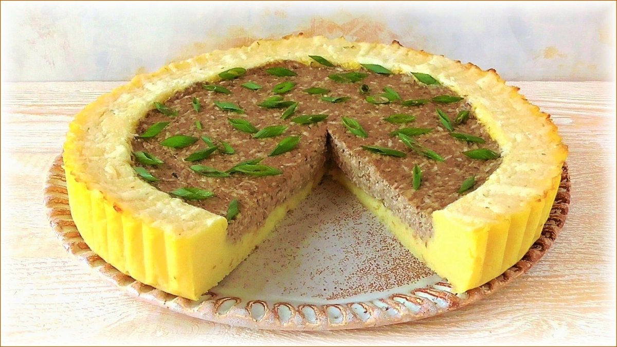 Пирог картофельный с маленьким поваром картинка