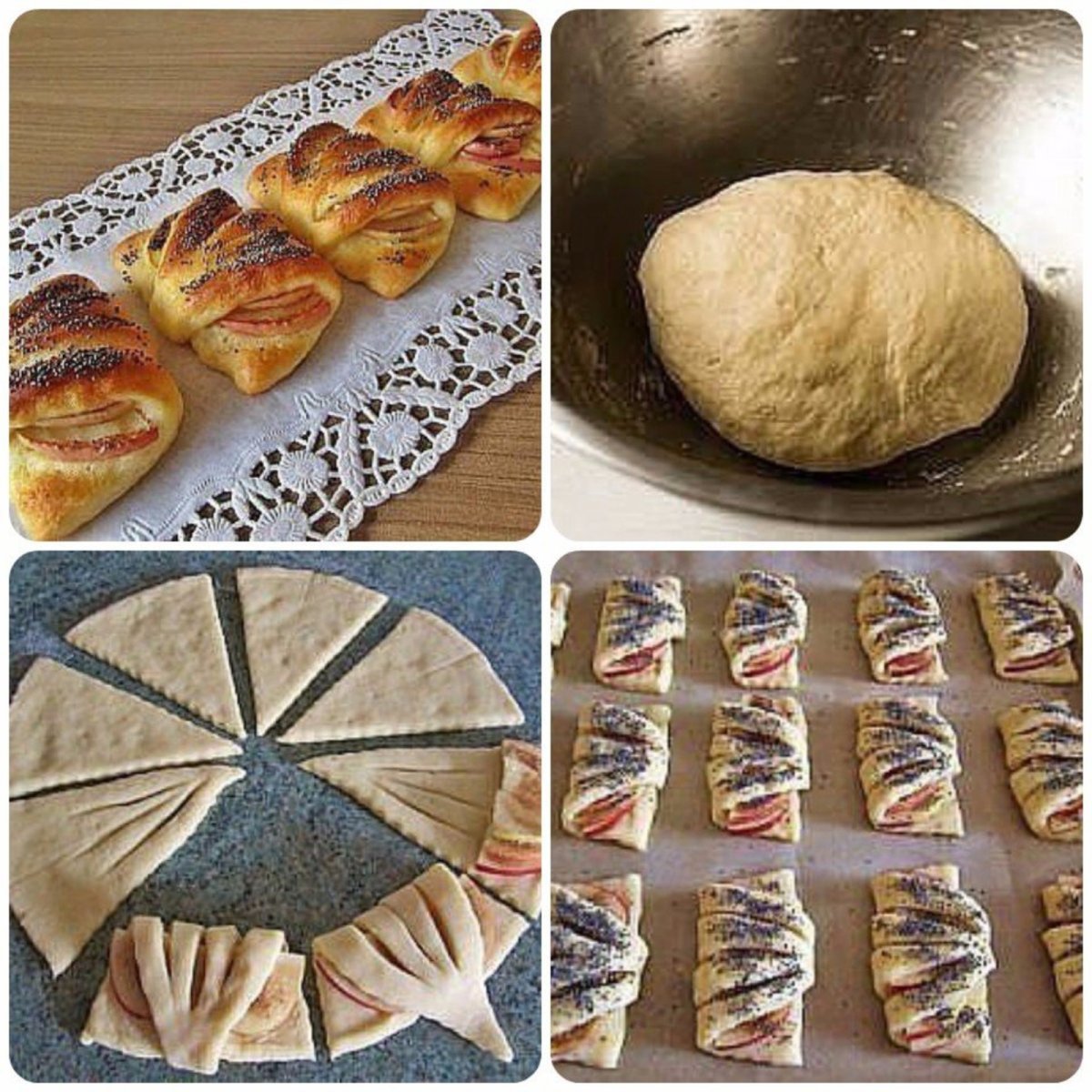 Пирожки в духовке из готового дрожжевого теста