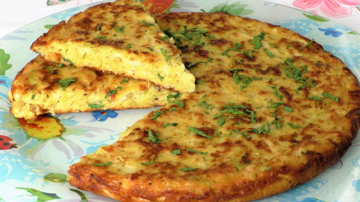 Заливной пирог с мясом