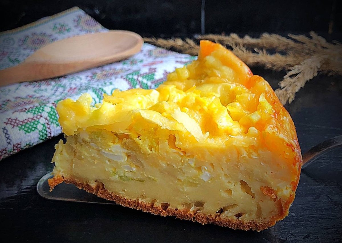 Заливной пирог с мясом