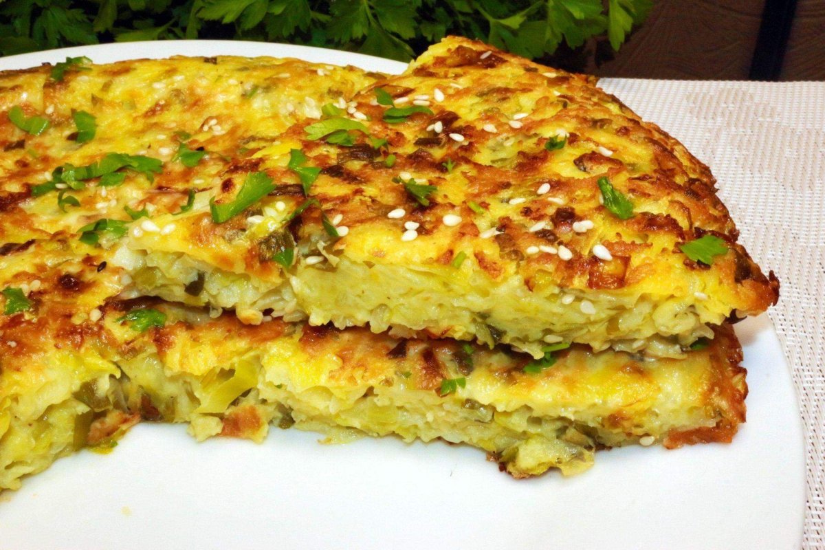 Капустный пирог заливной