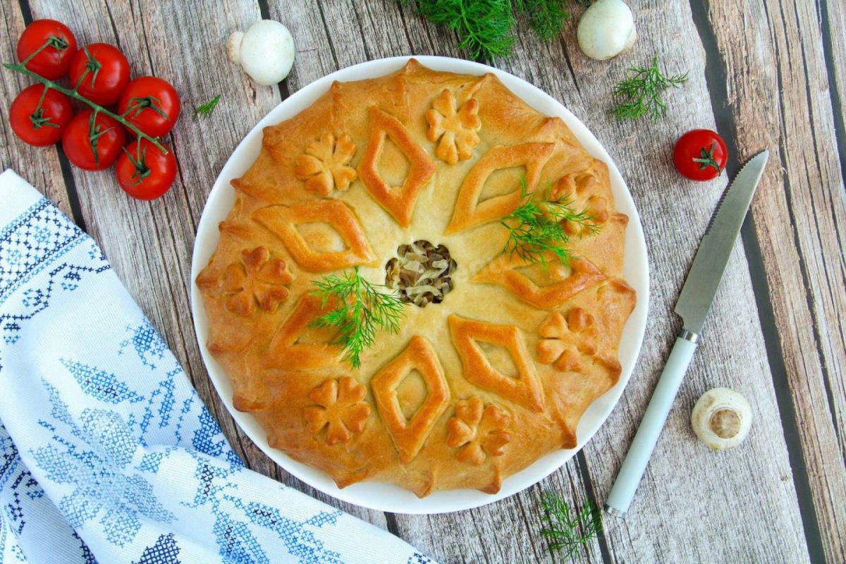 Капустный пирог заливной